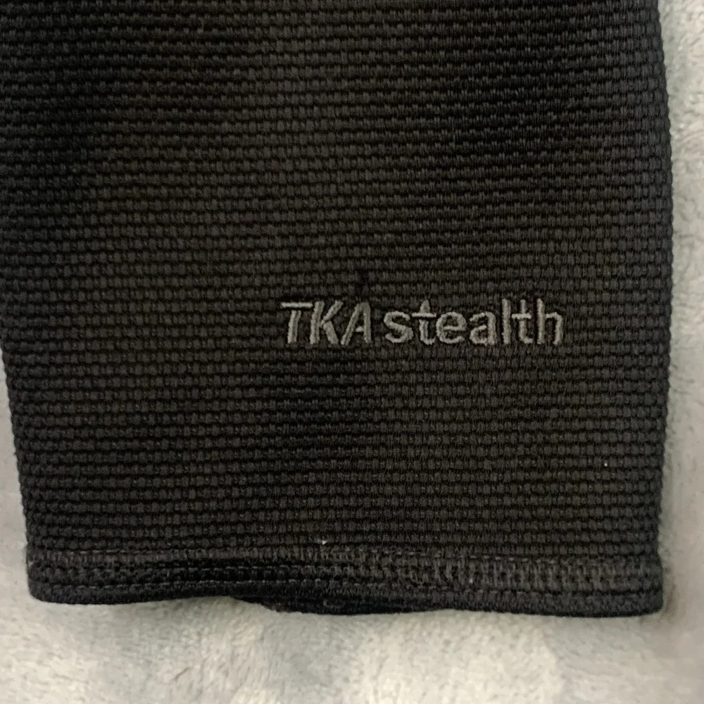 The North Face Mens M TKA Stealth‎ Jacket Full Zip Fleece Black